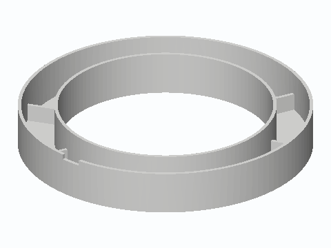 Shower Trim Plate 25 mm Depth Extension Collar