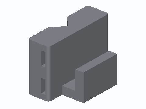 Tension Pole Caddy V-Clamp Basket J-Hook — 3D model preview