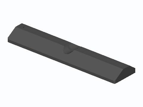 4x6 in Photo And Acrylic Desk Stand — 3D model preview
