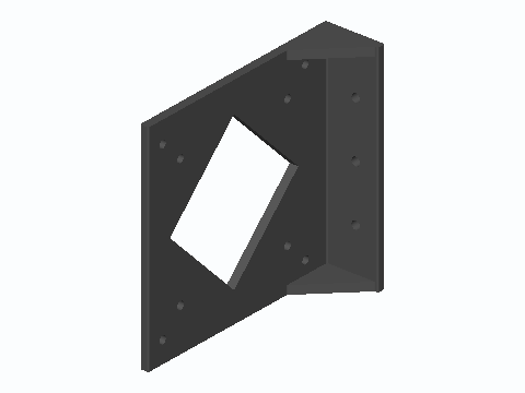 Under-Desk VESA 75/100 Mini PC Drop Plate