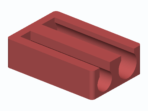 AA And 18650 Probe-Guide Cell Test Cradle — 3D model preview