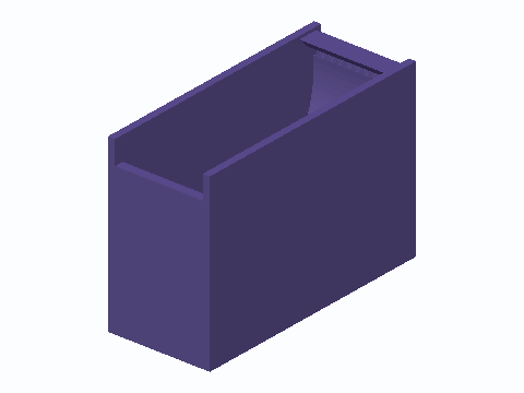 Coil Stamp And Label Roll Desk Dispenser — 3D model preview