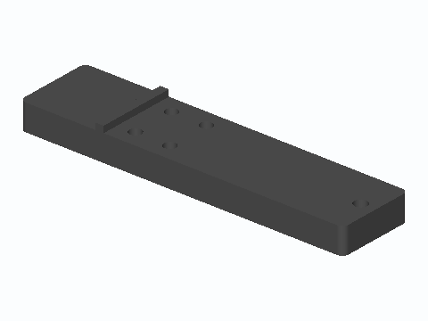 Drafting Board T-Square Head For Flat Bar