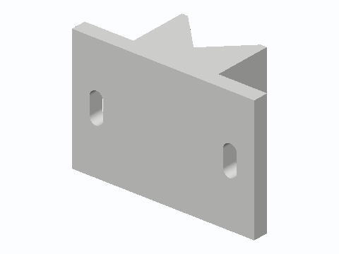 Bidet T-Valve Zip-Tie Wall Cradle