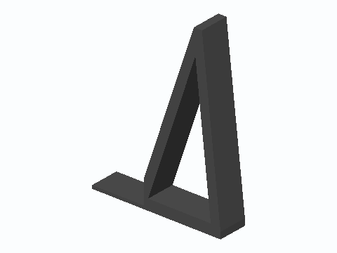 Broken-Hinge Laptop Lid Backstop Prop — 3D model preview