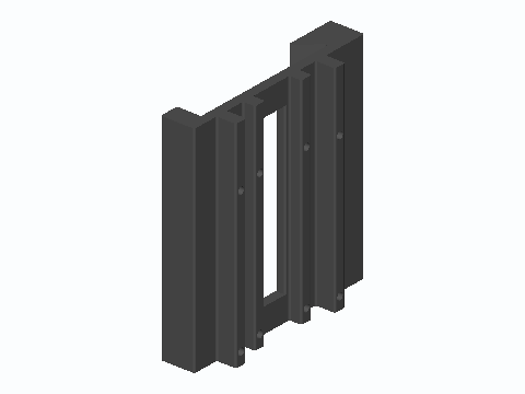 Pi 4 And Pi Zero French Cleat Hanger