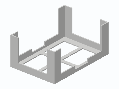 4x6 in Fanfold Shipping Label Stack Tray