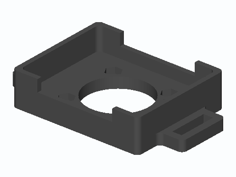 30 mm Fan Strap-On ESC Heatsink Shroud — 3D model preview
