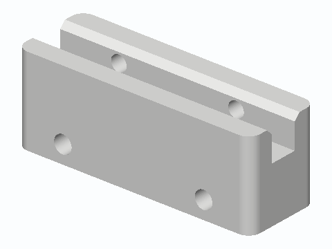 Medicine Cabinet Twin-624 Mirror Roller Shoe — 3D model preview