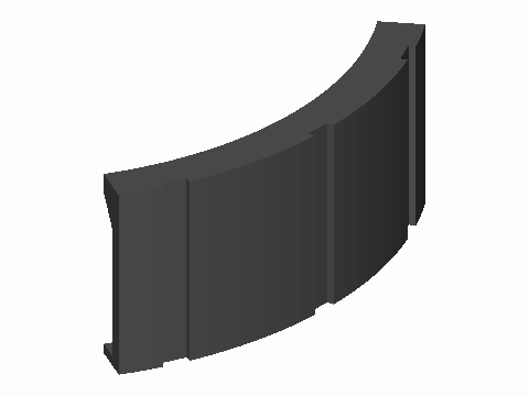 Headphone Headband Zip-Tie Splint Saddle — 3D model preview