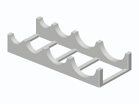 Vanity Drawer Anti-Roll Bottle Cradle