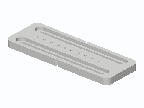 Towel Bar Offset Anchor Bridge Plate