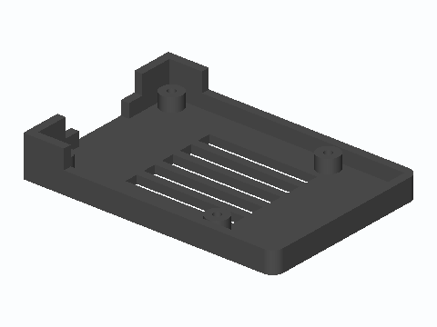Pi 4 Bare-Board Bench Skid Guard