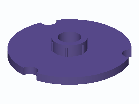 SMD Reel 13 mm Arbor To 8 mm Rod Hub