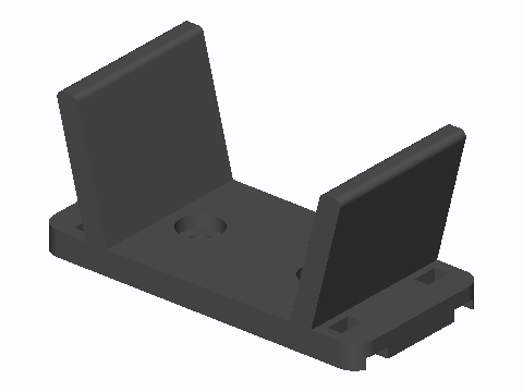 Under-Desk Power Strip Cradle