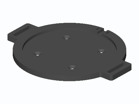 CB Mag-Mount Steel Disc Landing Pad — 3D model preview
