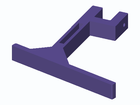 Embroidery Hoop Tabletop Clamp Stand — 3D model preview