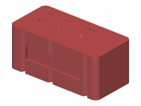 Grab Bar Off-Stud 0/15/30° Pilot Drill Guide — 3D model preview