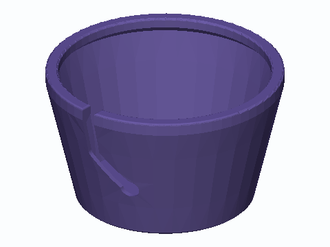 J-Slot Desk Yarn Bowl With Anti-Hop Lip