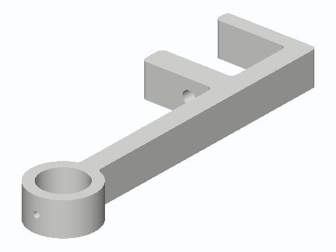Towel Bar Second-Rail Drop Clamp For 1/2 in EMT