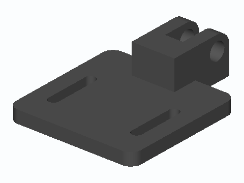 Standing Desk 608 Rolling Wall Bumper — 3D model preview