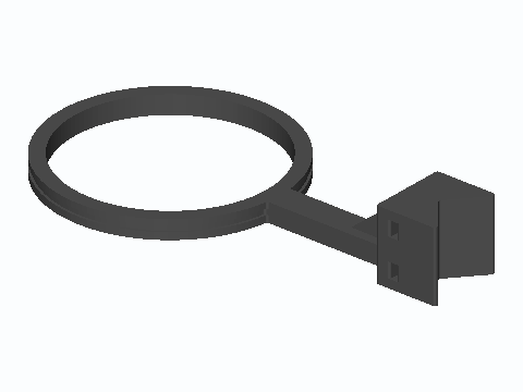 Zip-Tie Mic Boom Pop Filter Ring
