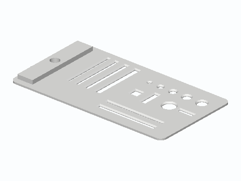Bevelled Drafting Erasing Shield