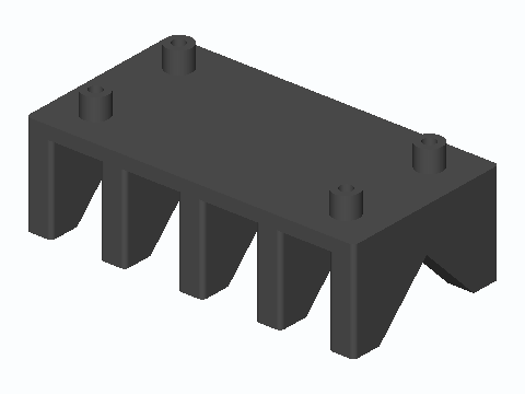 Pi Zero Tube V-Saddle Strap Deck