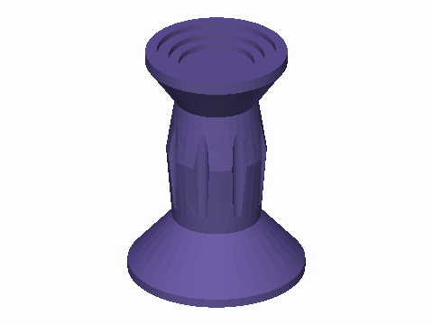 Stepped-Cup Miniature Painting Grip