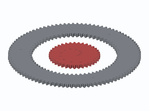Spirograph 64/96T Ring And 36T Wheel