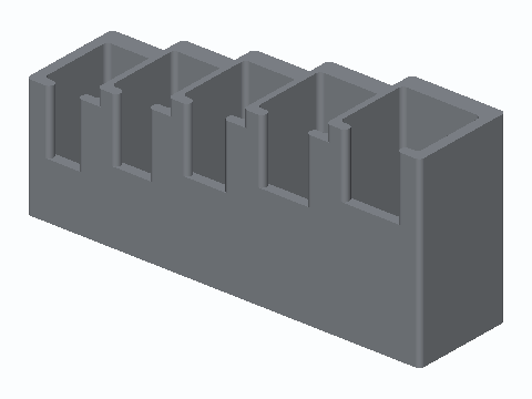 Cable Tie Length Sorting Caddy
