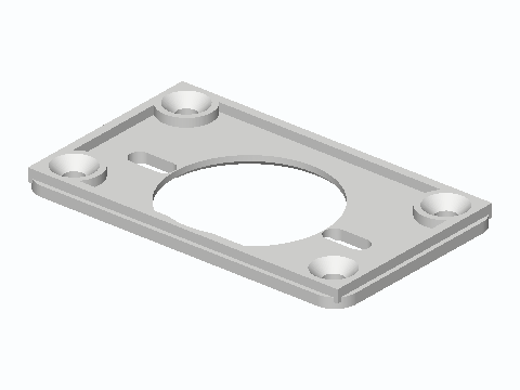 Euro Hinge Cup Repair Plate