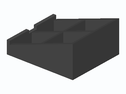 Split Keyboard Tenting Riser
