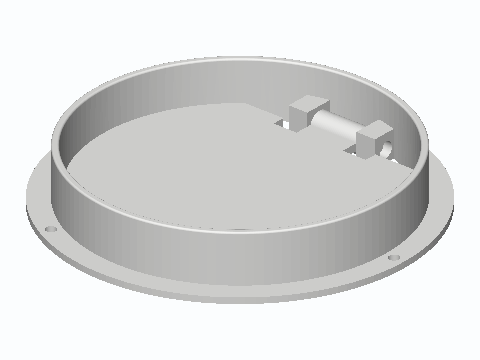 4 in Duct Backdraft Damper Flap