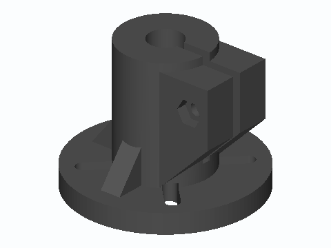 Servo Horn To 8 mm Shaft Hub