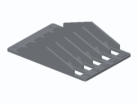 DA Sanding Disc Grit Rack