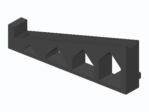 Truss Laptop Riser Rail