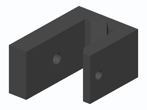 Pannier Rack Rail Hook Block