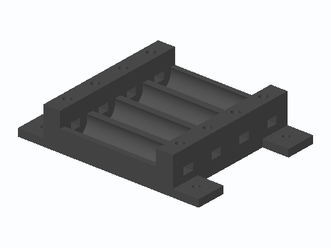 AA Screw Terminal Battery Holder
