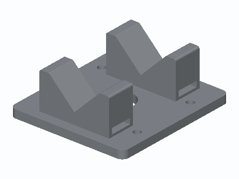Mast Pipe Enclosure Saddle Clamp