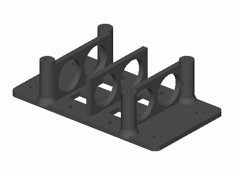 Pi 4 Dual 18650 Power Base