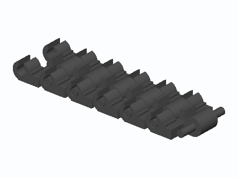 Snap-Link Robot Tank Track