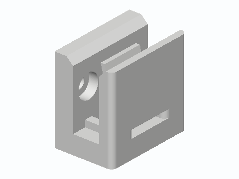 Frameless Mirror Wall Clip