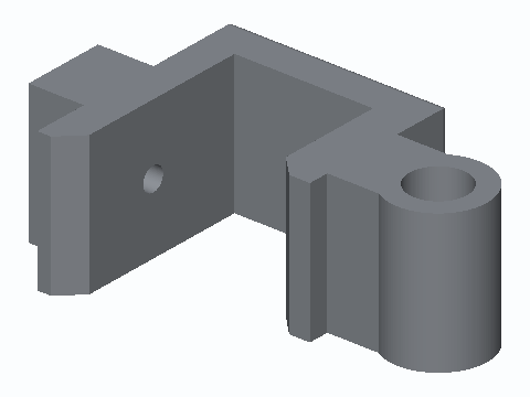 No-Drill Hanging File Rail Bracket