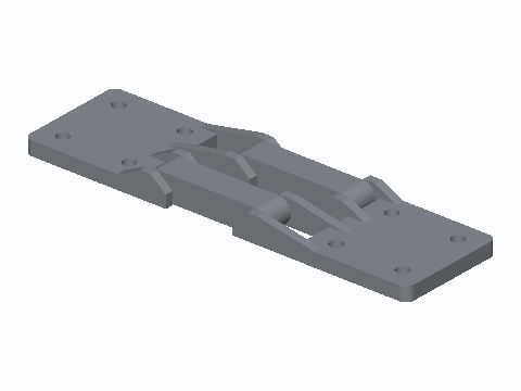 Print-In-Place Parallel Lift Lid Hinge