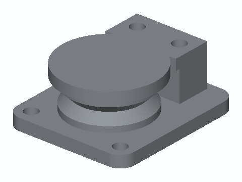 Print-In-Place Rope Turning Block