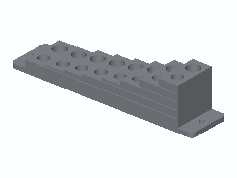 Hex Standoff Length Gauge Rack