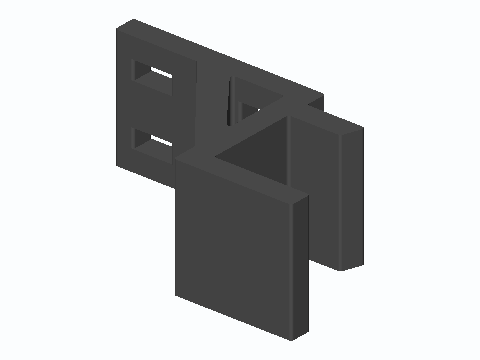 Under-Desk Laptop Hanger Bracket