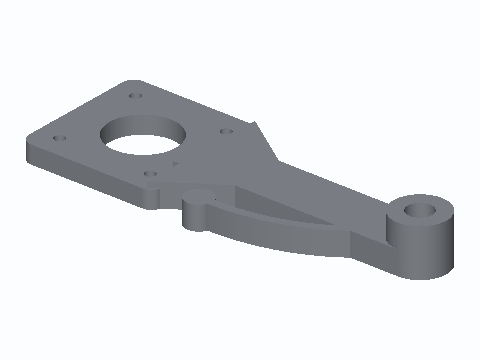 NEMA 17 Sprung Suspension Swing Arm