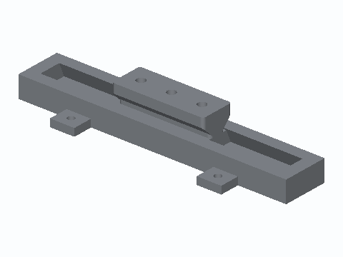 Under-Desk Keyboard Tray Slide Rail
